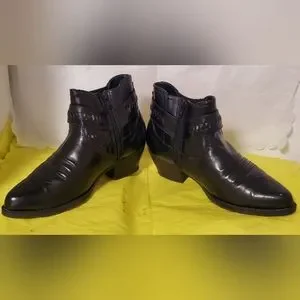 Chancellors | Shoes | Chancellors Black Leather Mens Boots  display picture 2